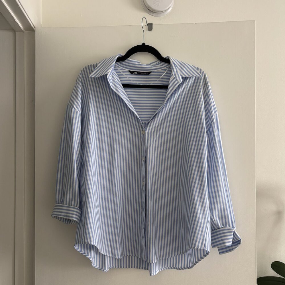 Zara Striped Collared shirt